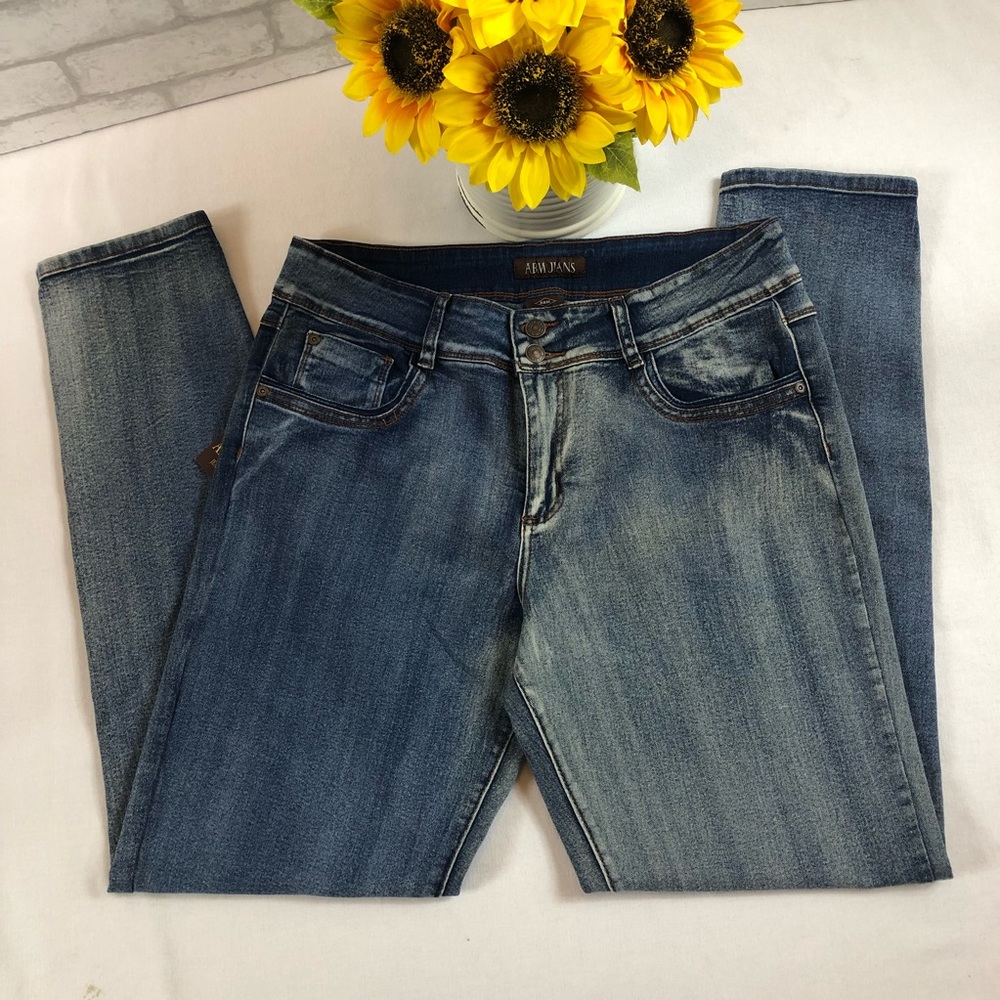 NWT ABM Skinny Jeans Light Wash Sz 18
